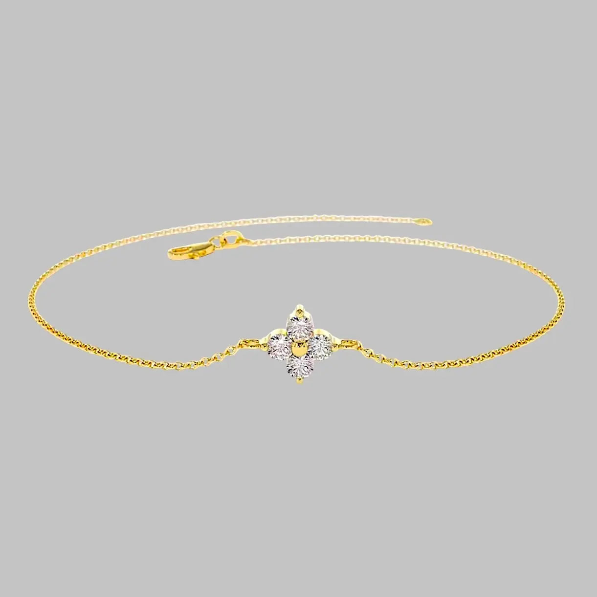 Diamond Flower Armband Glamouroses