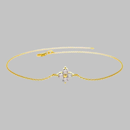 Diamond Flower Armband Glamouroses