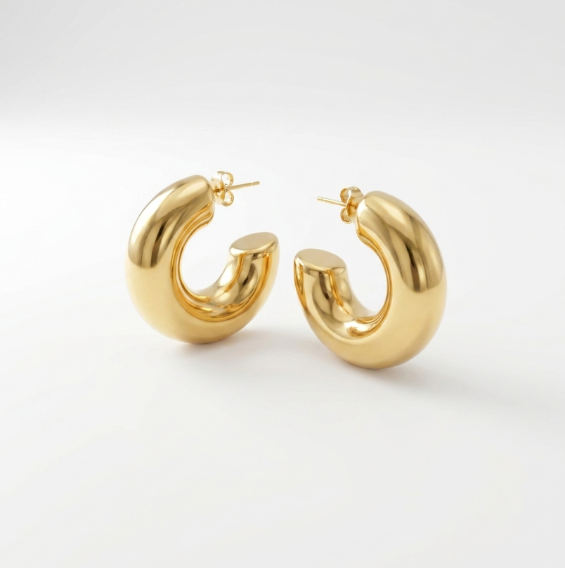 Vogue Ohrringe | 18K vergoldet by Glamouroses