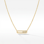 Diamond Flow Halskette | 18K Vergoldet by Glamouroses