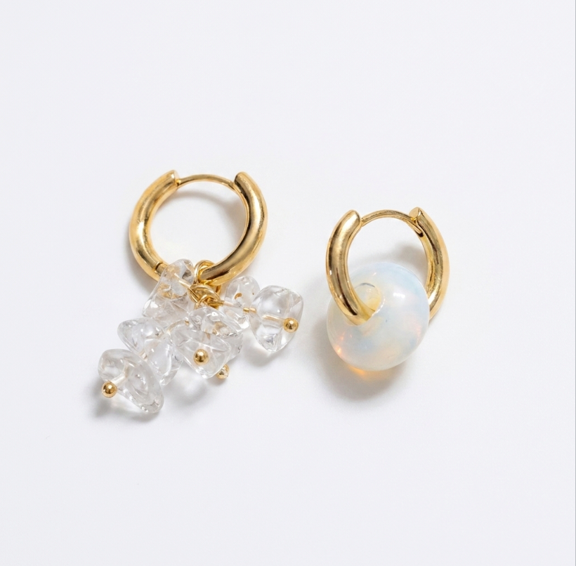 Aurora Stone Ohrringe | 18K vergoldet by Glamouroses