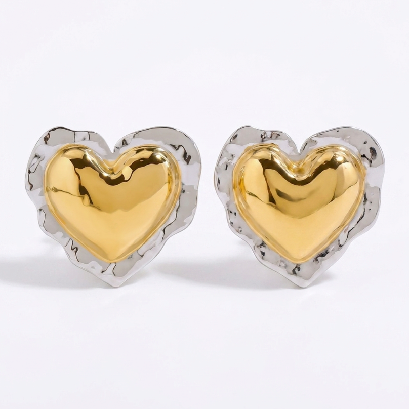 Twin-Tone Heart Shine by Glamouroses