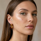 Honey Glow Hoops by Glamouroses
