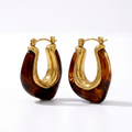 Honey Glow Hoops by Glamouroses