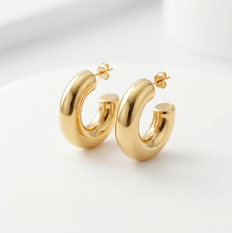 Vogue Ohrringe | 18K vergoldet by Glamouroses