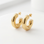 Vogue Ohrringe | 18K vergoldet by Glamouroses