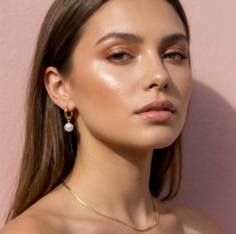 Celestial Pearl Dangles by Glamouroses