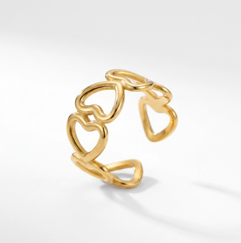 Golden Hearts by Glamouroses