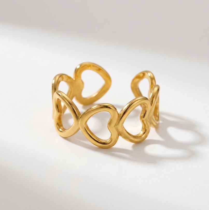Golden Hearts by Glamouroses