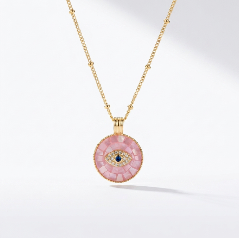 Pink Eye Kette by Glamouroses