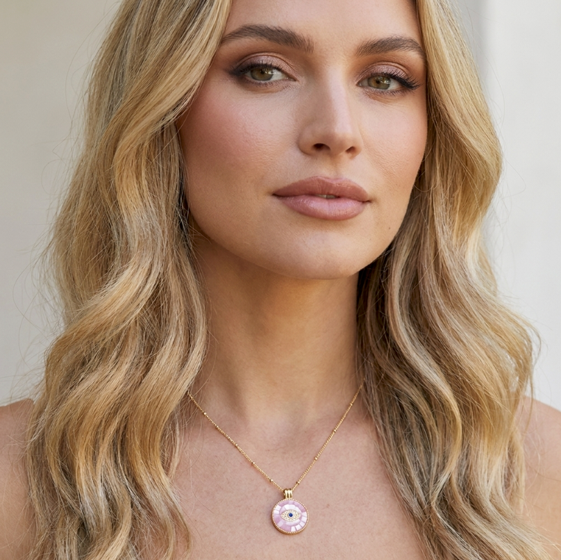 Pink Eye Kette by Glamouroses