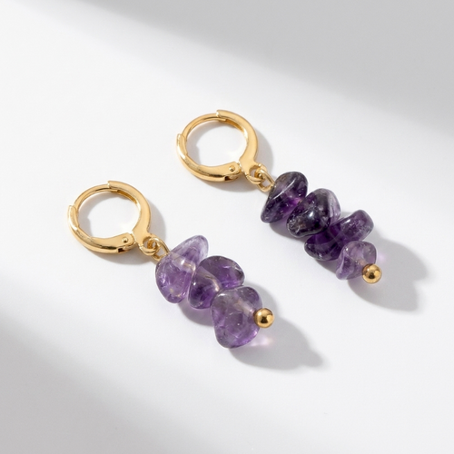 Amethyst Vine Ohrringe | 18KGP by Glamouroses