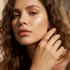 Golden Hearts Ring by Glamouroses